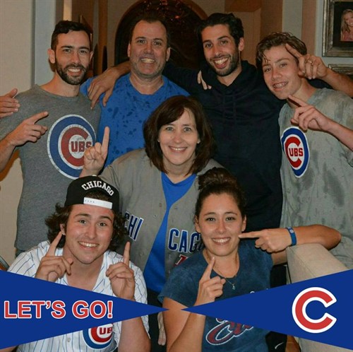 Family After Cubs Win
